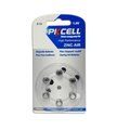 Pkcell PK Cell ZA10-6B Hearing Aid Battery 10; Pack of 6 ZA10-6B
